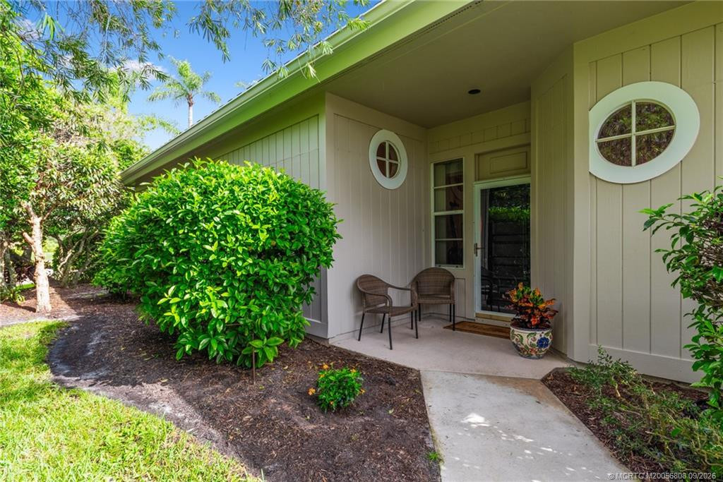Front Entry at 2201 NW Seagrass Drive, Palm City