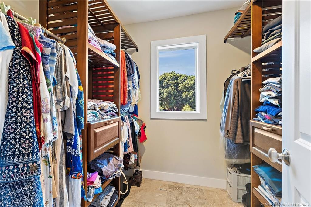 Primary Closet with built ins