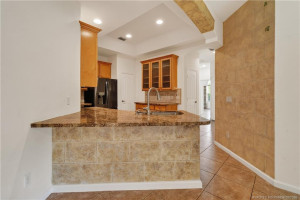 Snack Bar separating the Dining Area from the Kitchen