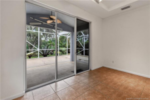 Sliders from Living Room area opening to Lanai