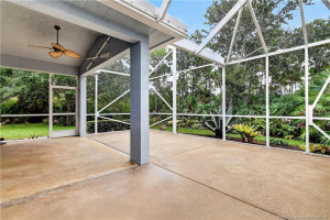 Tile Floor and screen enclosed Lanai