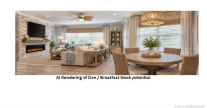 AI Rendering of Den Breakfast Nook potential