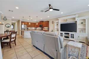 Kitchen, Nook and Living Room