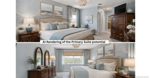 AI Rendering of Primary Suite potential
