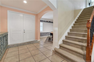 Foyer and stairs