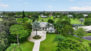 Home sits on an acre of land