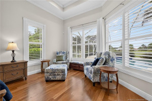 Master bedroom sitting area