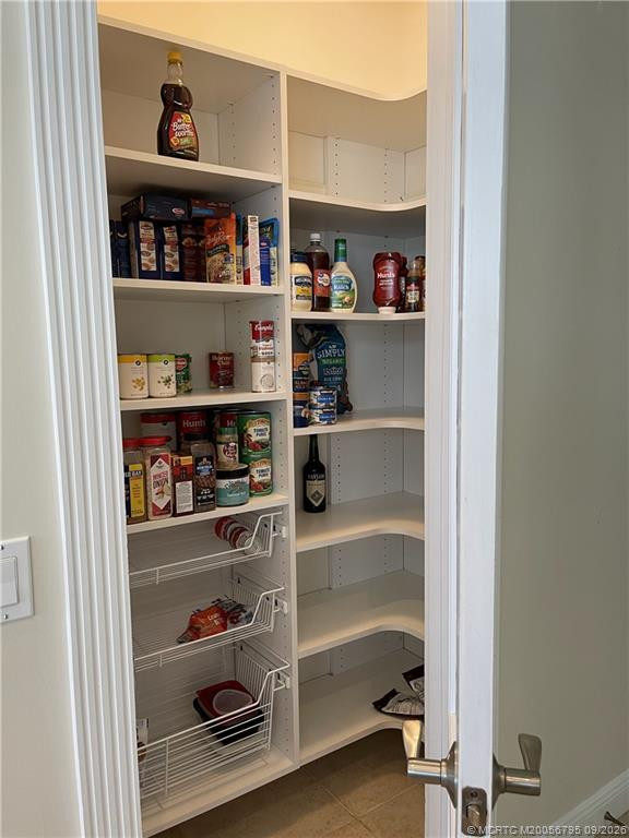 Pantry with lots of room
