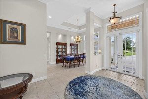 Living room to dining room