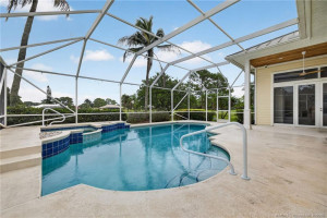 Pool overlooks the #6 tee box