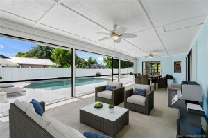 Virtual Staging with Furniture and Fence