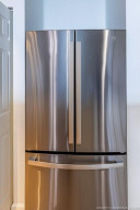 Brand new, never used GE Stainless Steel French door refrigerator