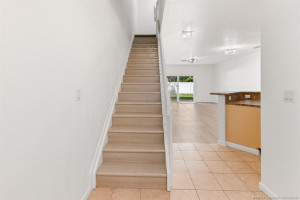 Stairs updated with LVP, carpeting was removed