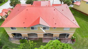 New Metal Roof looks great! Extended brick-paver Patio has been power-washed.
