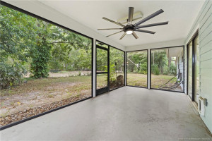 Patio Overlooking Backyard