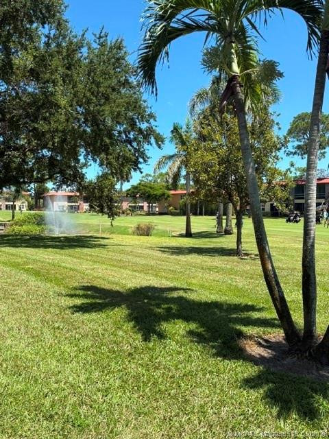 View from the lanai of the #1 fairway