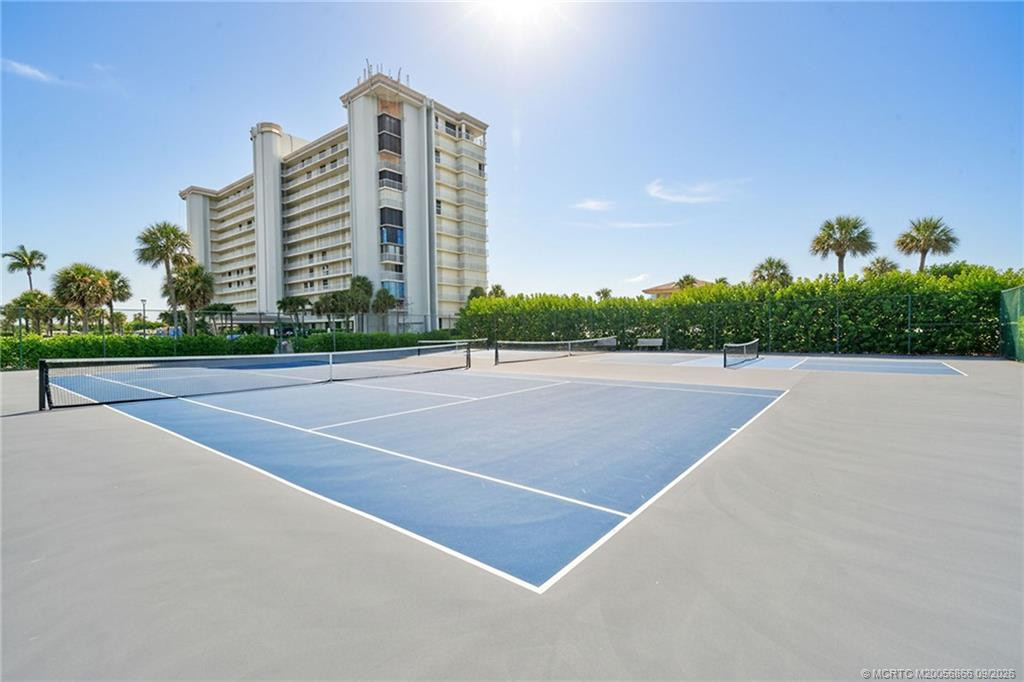 Community tennis and pickleball courts.