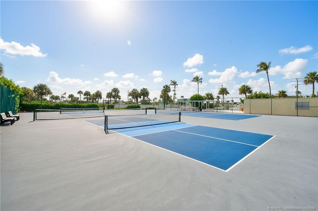 Additional view of the community tennis and pickleball courts.