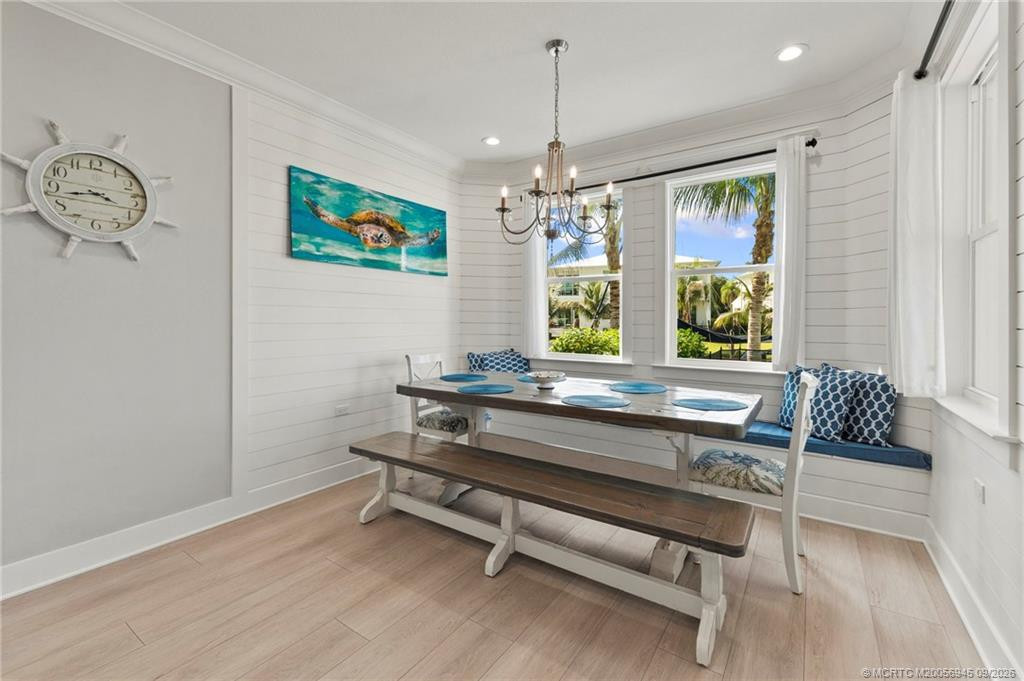 Dining Area Overlooking Canal
