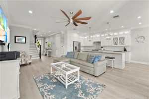 Open Living, Dining, Kitchen