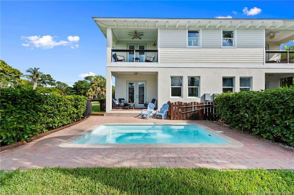 Back yard and Pool View. Upper and Lower Patio