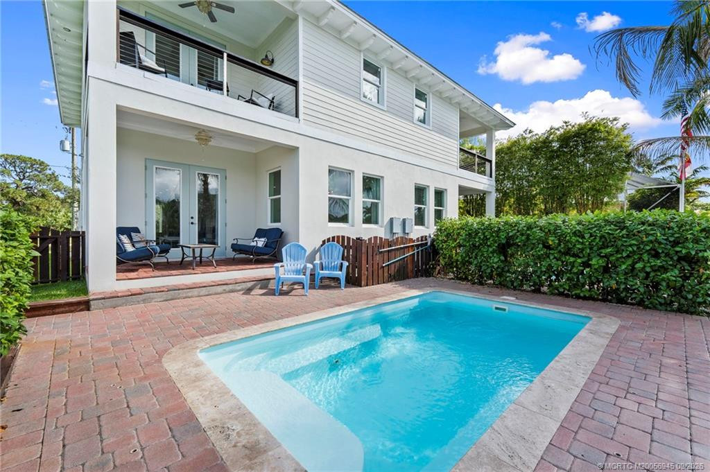 Back yard and Pool View, Upper and Lower Patio