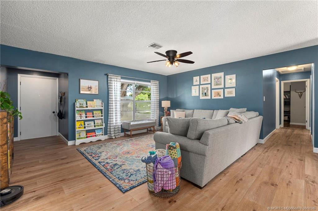 Entry Way and Living Room at 5906 Papaya Drive, Fort Pierce