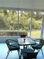 Screened Patio with private view