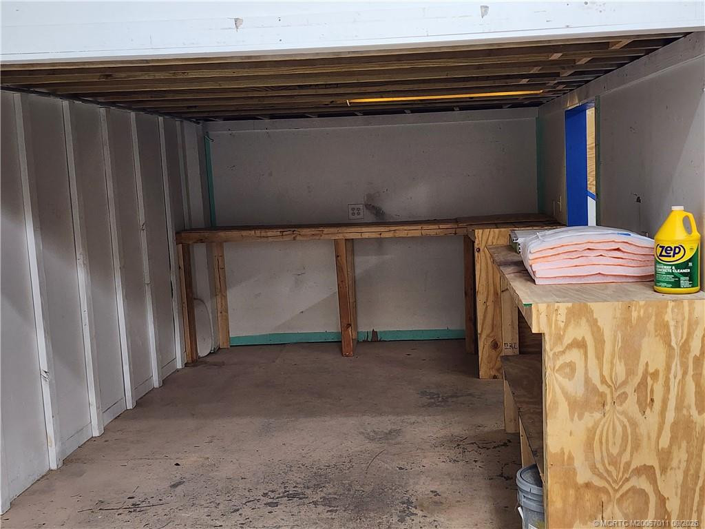 Storage under office