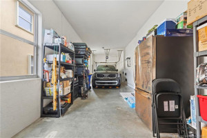 Tandem garage with plentiful storage