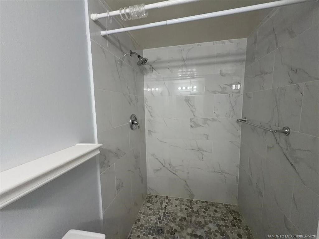 Master shower