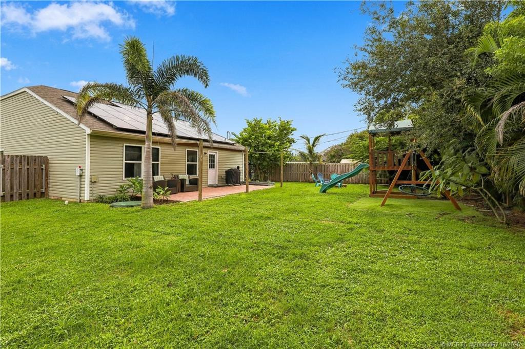 Additional backyard lawn view