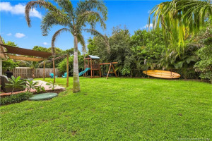 Additional backyard lawn view