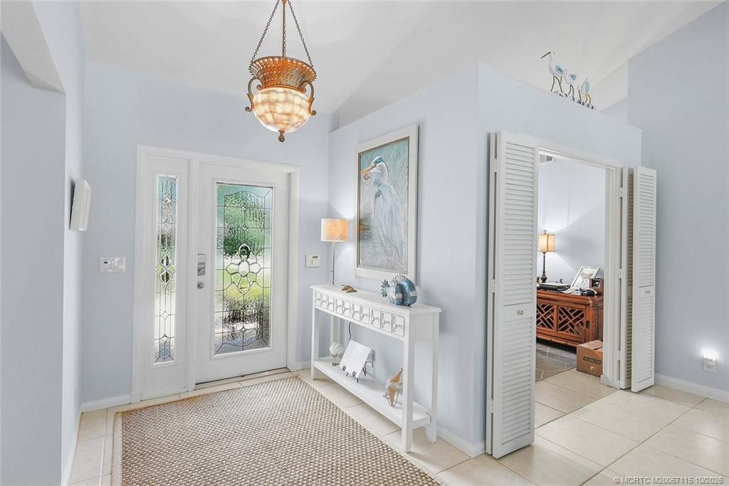 Welcoming foyer