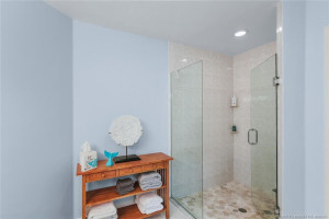 Easy walk in shower