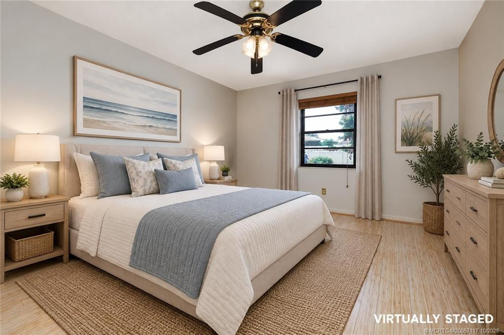 Virtual staging of Bedroom 2