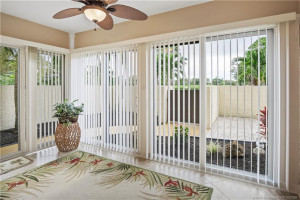 Lanai has top of the line sliding impact windows