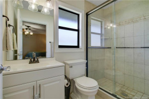 Updated vanity and fixtures