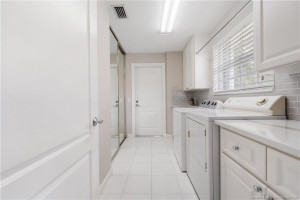 Laundry room with garage access