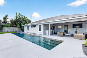 Fabulous outdoor space. Pool deck repainted in 2026.