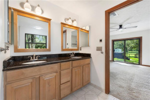 Main bath vanity area.