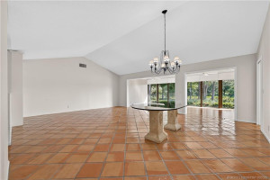 Living room with dining area
