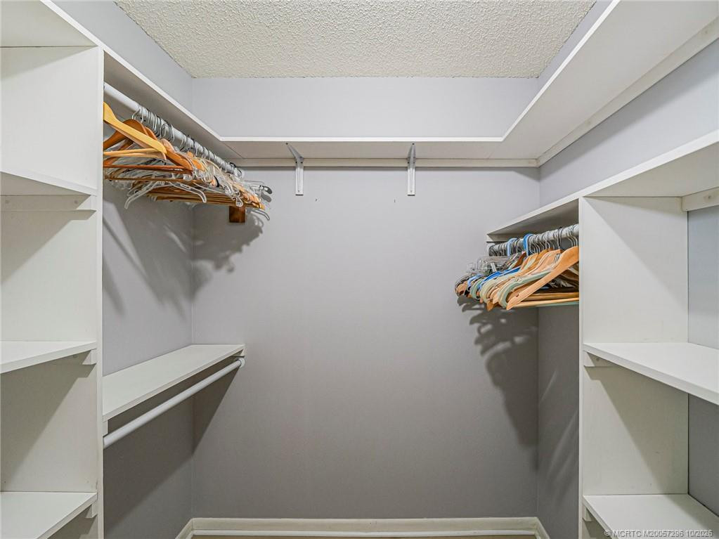 Primary walk in closet