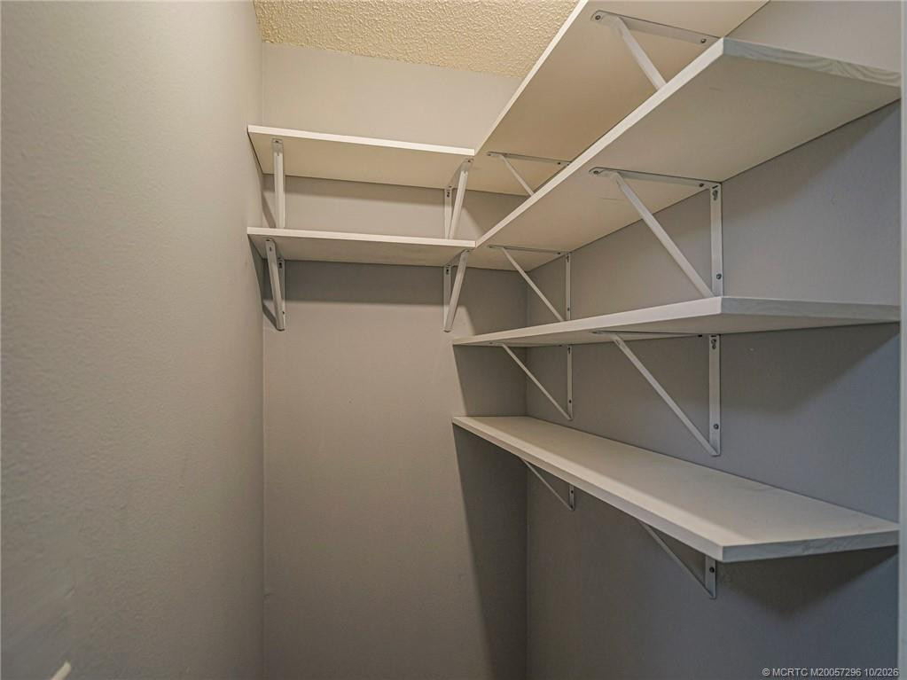 Hall closet storage