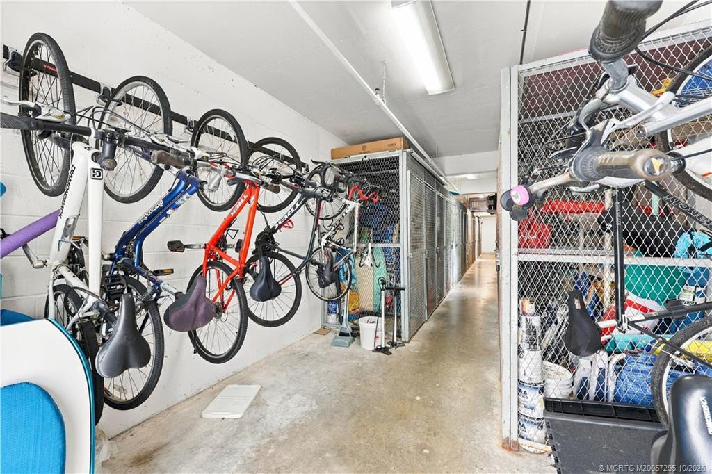 A/C storage locker