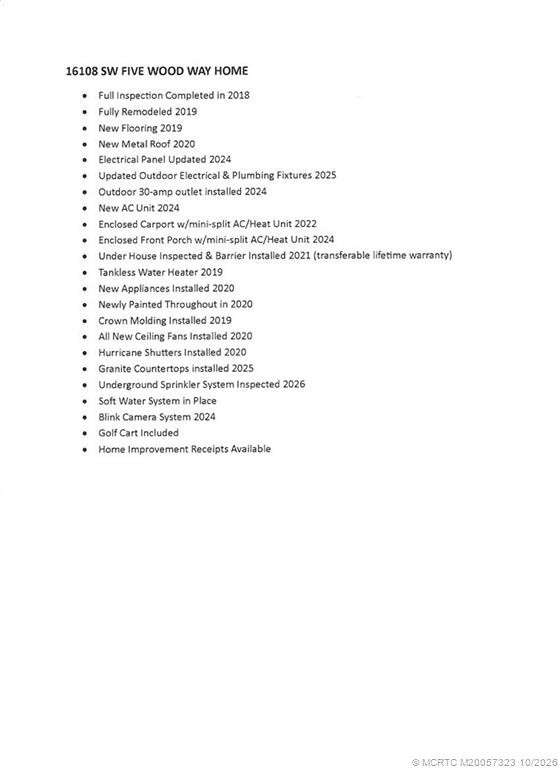 Feature sheet