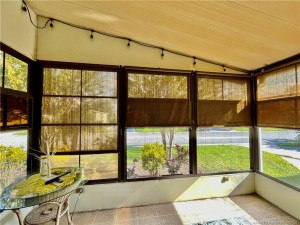 Front porch with A/C unit