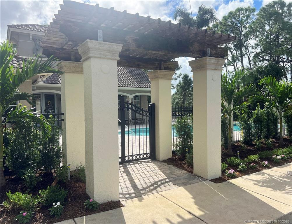 Community pool entry