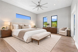 AI Staged Primary Bedroom