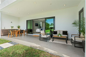 Patio off Down Stairs Living Room with Summer Kitchen